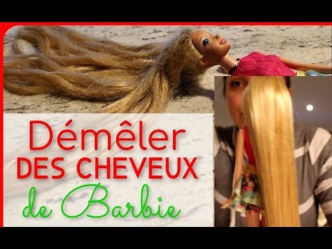 HOW TO DETANGLE BARBIE HAIR - Barbie Hair Tips