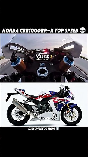 Honda CBR1000RR-R Fireblade SP Top Speed 💥 | 299 Max Acceleration 🔊