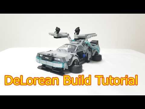 LEGO 7256 Delorean Time Machine MOD Tutorial (Back to the Future)