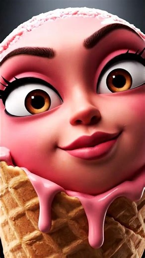 Real Ice Cream or AI? You Won’t Believe This 😳 #icecream #aivideo #aishorts