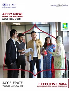 283K views · 126 reactions | The Executive MBA (EMBA), offered by the Suleman Dawood School of Business at LUMS, caters to the needs of developing leaders, enabling them to respond to the rapidly unfolding challenges of tomorrow. The programme is especially curated for working professionals to help them move their career forward. Apply today! Application deadline: May 25, 2021 Apply at: https://bit.ly/3eVCC4M #LearningWithoutBorders | LUMS | Facebook