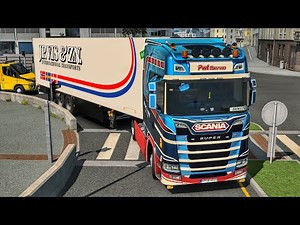 Driving Through Norway's Scenic Narrow Country Roads - Nordic Horizons | #ets2 1.57