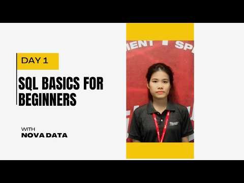 Day 1| SQL Basics for Beginners| #Novadata