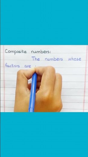 Define Composite Numbers #shorts