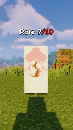 Sakura banner | Minecraft banner Tutorial
