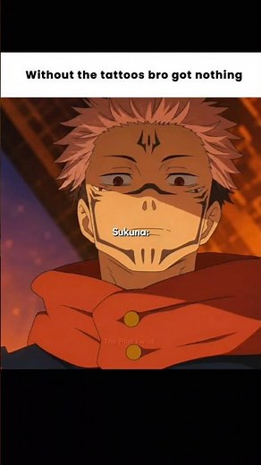 Sukuna Without Tattoos 😭