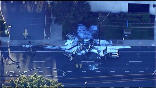 Small Plane Crashes in East Hartford, Conn.