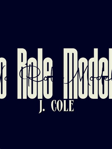 No Role Modelz - J. Cole: Lyrics and Meaning