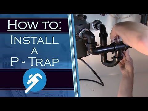 How to Install a P Trap - PlumbersStock.com