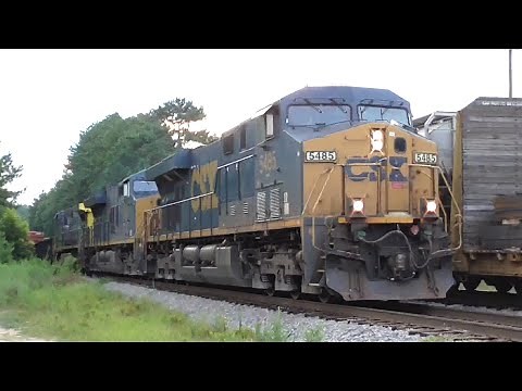 [3E] Explosive CSX Train and a Q616's Knuckle Breaks Again, Hull - Dacula GA, 07/24/2016 ©mbmars01