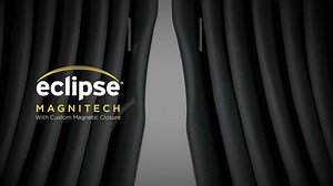 Eclipse Luxury Cotton Velvet Black Solid Cotton 84 in. L x 50 in. W 100% Blackout Single Panel Rod Pocket Back Tab Curtain 28628203353