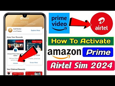 How to activate amazon prime with airtel Edition | airtel amazon prime activation | 699 recharge