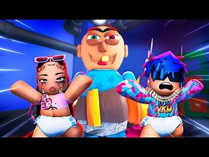 *1 HOUR* OF RAYLASHON & YKM PLAYING BARRY PRISON RUN! (ROBLOX)