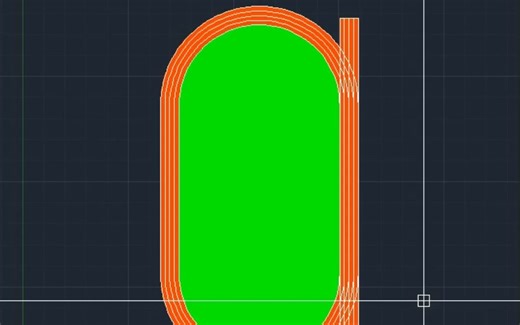 CAD绘制操场跑道详细步骤