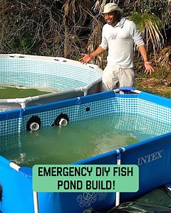 967K views · 4.5K reactions | *DIY* Temporary Pool Pond for Monster Fish! | Zak Catch Em | Facebook