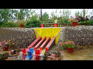 Build A Powerful Three-Door Small Hydroelectric Dam