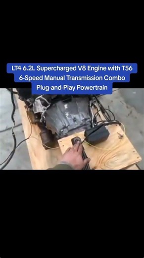 LT4 6.2L Supercharged V8 Engine with T56 6-Speed Manual Transmission Combo Plug-and-Play Powertrain