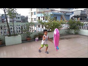 Gas balloon fly | Air Swimmer Gas Balloon | Helium Gas Balloons toys | Flying Balloon | Baby playing