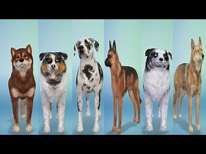 IMPROVED DOGBREEDS | Sims 4! | ALL DOWNLOADABLE
