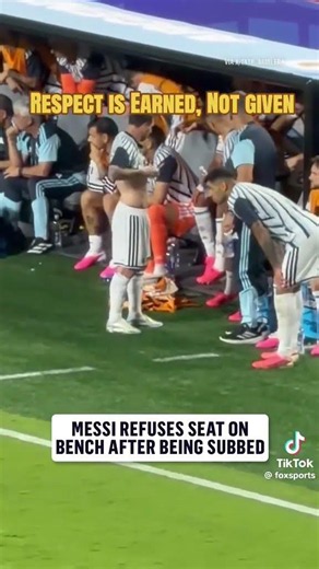 Respect is earned, now given. #lionelmessi