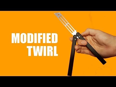 Butterfly Knife Tricks for Beginners #9.9 (Mod Twirl)