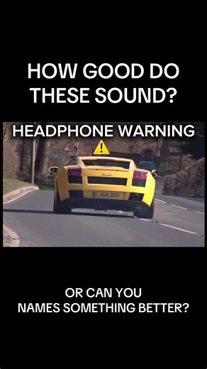 The Best Sounding Road Production Cars of All Time