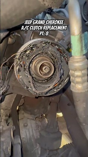 Jeep Grand Cherokee A/C Clutch Replacement Pt.8 #mobilemechanic #houston #jeep