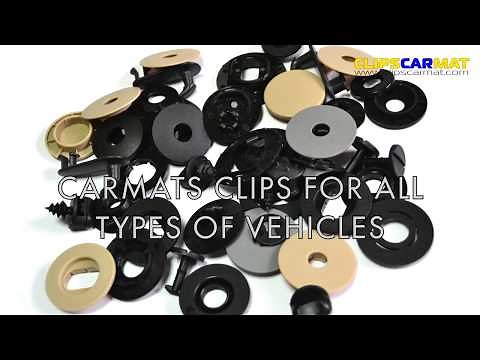 Carmats clips universal kit installation. How to fix floor mats on their place