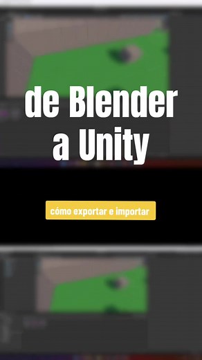 lobazok (@lobazok) - exportar e Importar de blender a unity #desarrollo #programacion #divulgacióninformática #sotfware #gamedev #desarrollodevideojuegos #blender #unity