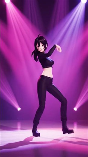 When AI Creates the Anime Dance 💃✨