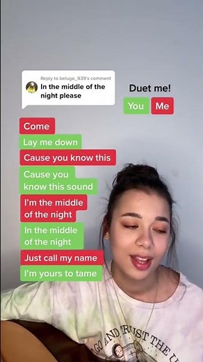 middle of the night - elley duhé 🎤 #karaoke #duet #middleofthenight #elleyduhe