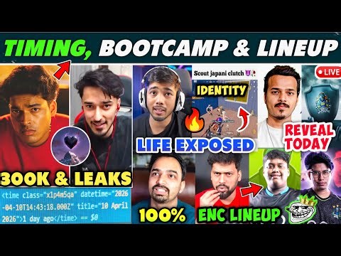 JONATHAN Announcement Timing! 🤫, S8UL Biggest EWC ANNOUNCEMENT 🚀, SCOUT Expose 💀, ENC Lineup 🔥, BGMI