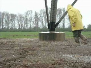 Gummistiefel im Schlamm