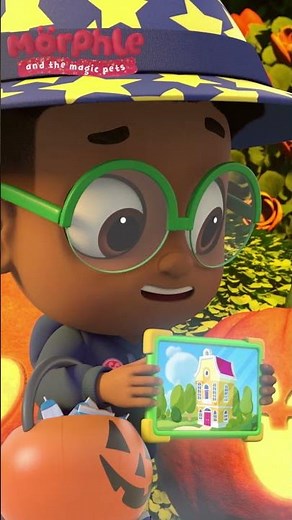 Spooky Trick or Treating Teleportation! 🎃🦇😱 #morphle #halloween #kids