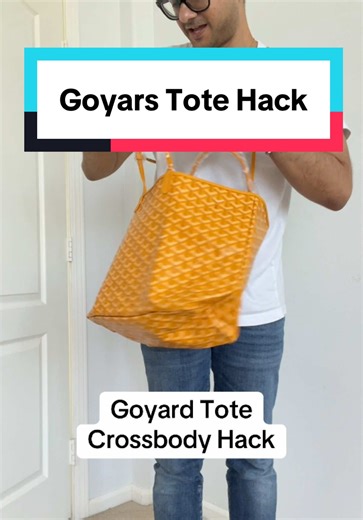 Goyard Tote Hack: Transform Your Bag to Crossbody