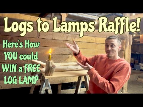 Here’s How YOU Can WIN a FREE LOG LAMP! ends 4/19/26