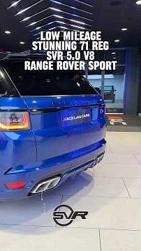 Stunning low mileage 5.0 V8 SVR Range Rover Sport 💨