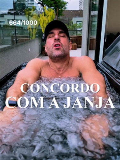 Nunca pensei que fosse dizer isso, mas dessa vez a Janja tem razão em uma coisa. #oprogressovicia #legiaodogelo #banhodegelo #icebath #empreendedor
