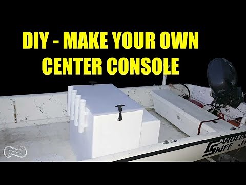 DIY HOW TO BUILD CUSTOM FIBERGLASS CENTER CONSOLE J 16 CAROLINA SKIFF