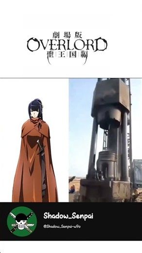 Overlord female characters vs hidroulic press