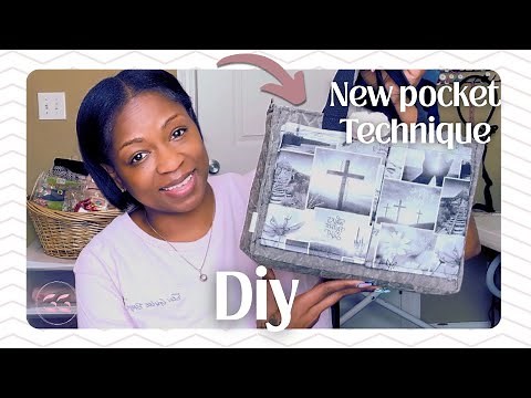 DIY Bible Tote with 2 easy front pockets