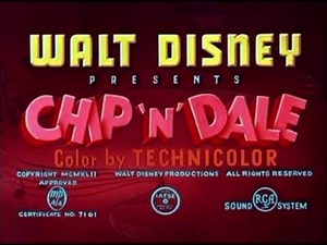 Chip and Dale - The Lone Chipmunks (1954) reissue titles