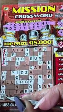 🔴CROSSWORD WINS COMPILATION🔴 Lottery Scratch Off Tickets #lottery #winner