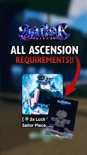 ALL ASCENSION REQUIREMENTS IN SAILOR PIECE | ROBLOX #sailorpiece #roblox