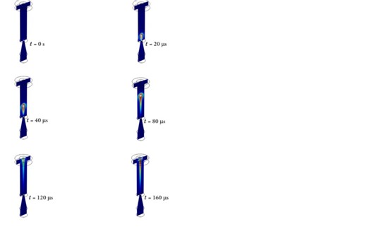 喷墨打印机喷嘴 - 水平集方法