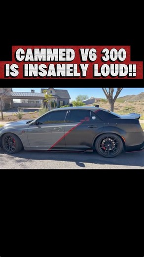 V6 CHRYSLER 300 INSANE EXHAUST 😭