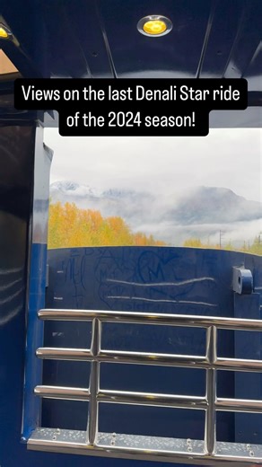 It’s always bittersweet as the last northbound Denali Star leaves Anchorage heading to Fairbanks. Our summer season is wrapping up today, but we look forward to our Aurora Winter Train service and snow adventure season! #alaskarailroad | Alaska Railroad
