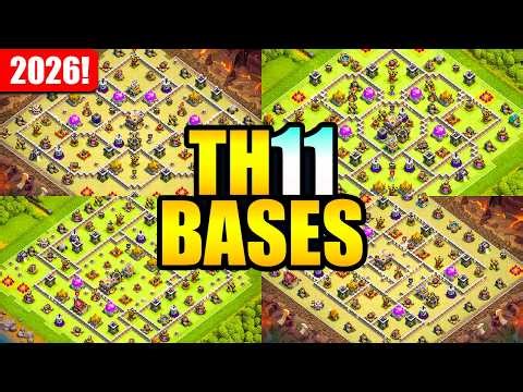 NEW BEST TH11 Base Layouts 2026! + Links | Part 2 (Clash of Clans)