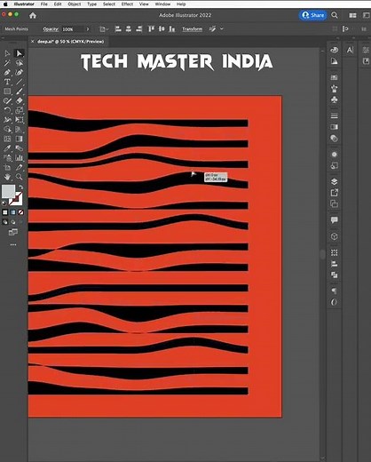 How to Make Wavy Line in Adobe Illustrator | Adobe Illustrator Tutorial