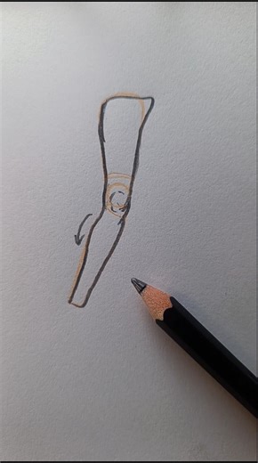 How to draw a female leg Tutorial ✏️#foryou #drawing #art #shorts #howtodraw #easydrawing #tutorial